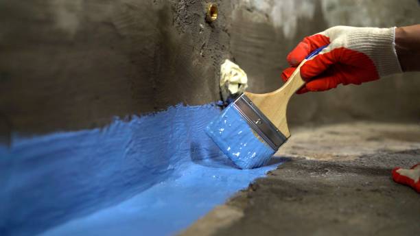 Commercial Waterproofing project at a Middleport, NY business property by SJ Waterproofing Pros